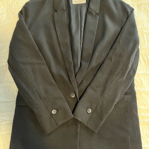 Everlane black boyfriend blazer - Picture 3 of 4